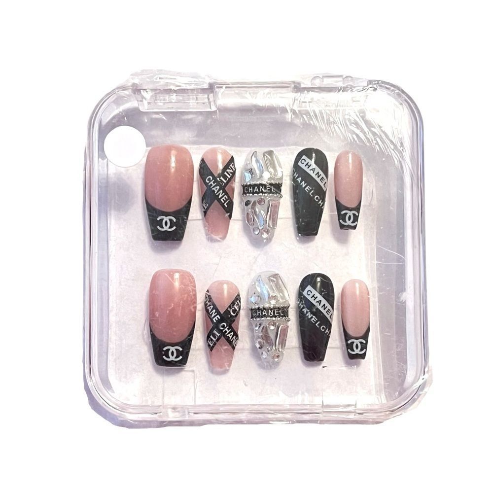 Custom Handmade Reusable Designer Press On Nails - Picture 2 of 5